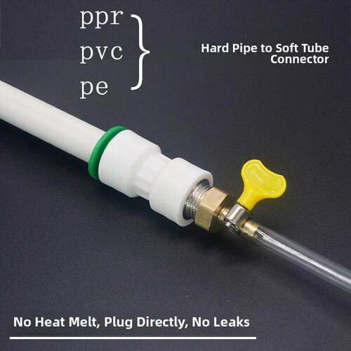 ppr管pvc硬管pe管外径20mm25mm转接内径软管转换接头配件快接快插