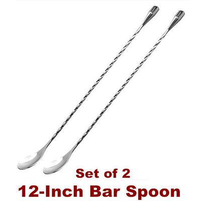 Bar Spoon Mixing Spoons Spiral Pattern Bar Cocktail Shaker