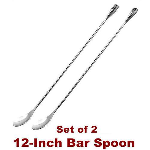 Bar Spoon Mixing Spoons Spiral Pattern Bar Cocktail Shaker