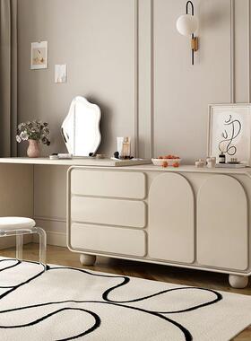 2中古梳妆台斗柜体卧室025复古58372化妆柜妆伸一缩转角化台实木