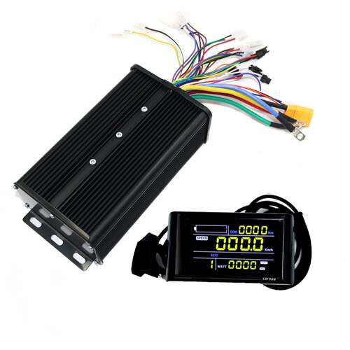 尊控ZUNCONTROL双排48-72V3000W80A电动无刷直流控制器+SW900仪表