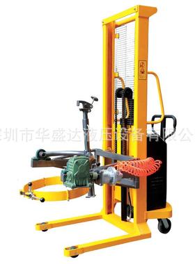 DA00气动油桶堆高车防爆电子称油桶倒料车气动升降手翻倾倒车