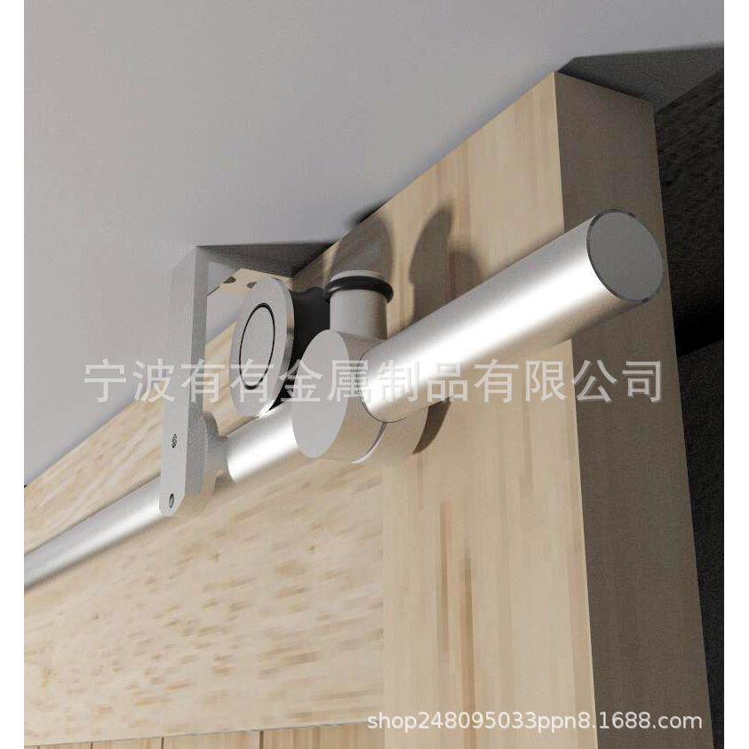 SS304不锈钢拉丝谷仓门吊轨滑轨推拉门移门滑轮五金配件导轨
