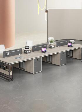 职办公桌员电组合椅4四6人位简约现代办G-Z-204公室员工屏风工位