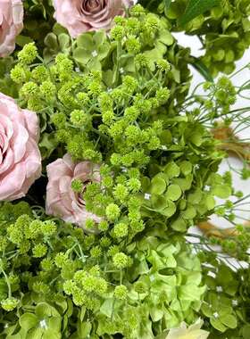 新款婚庆道具黑色拱形拱门舞台背景绿色人造花拱门