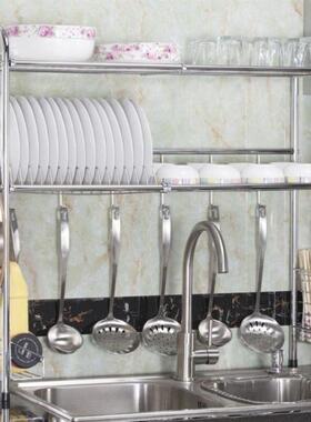 Kitchen shelf, stainless steel sink rack, drain rack, dish