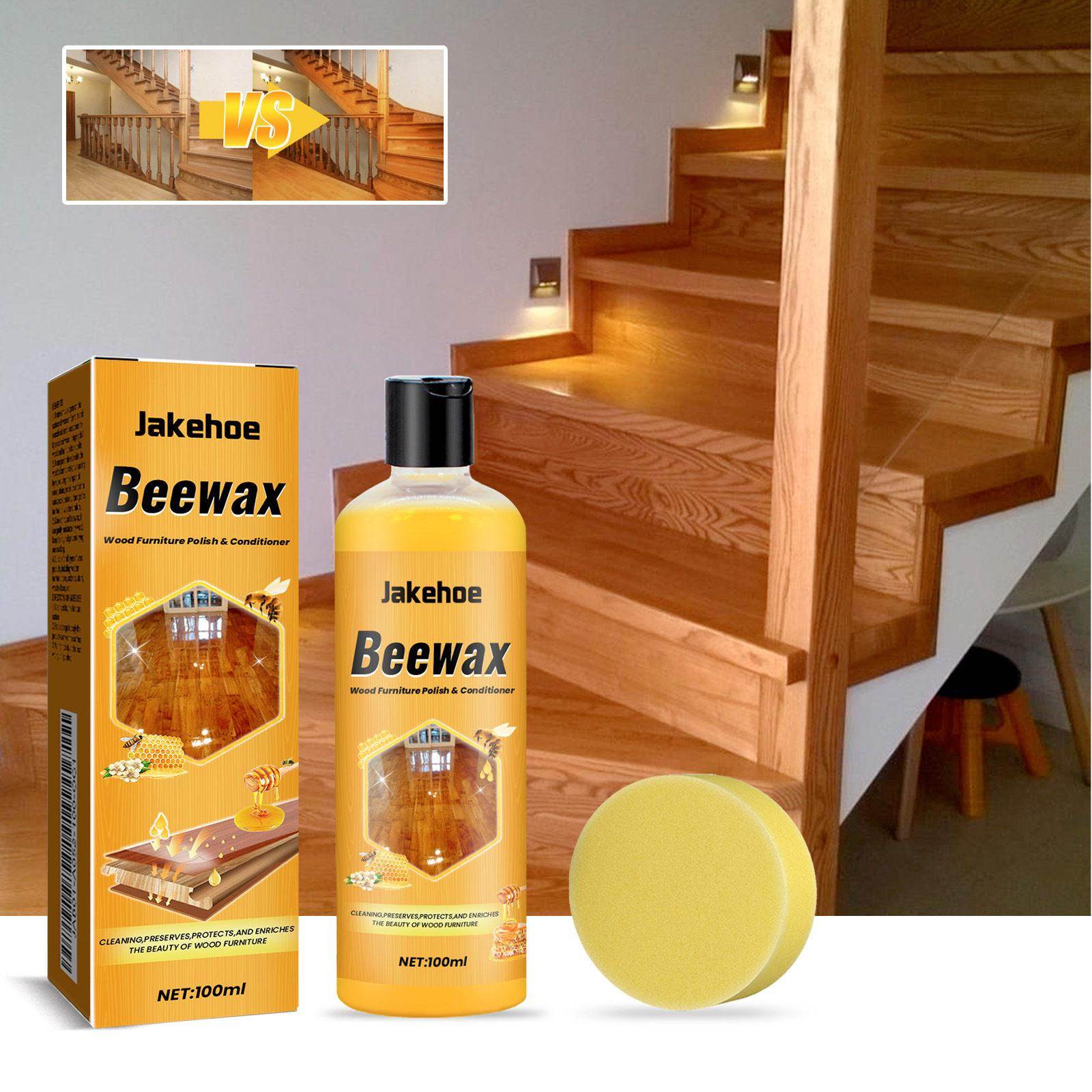 Jakehoe 地板清洁剂家居木质地板保护清洁保养蜡去污防尘亮上光