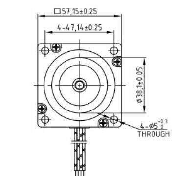 57型步进电机DT57HS76-4018精密步进电机静音