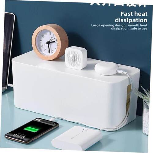 cable box organizer tv storage wire socket line management