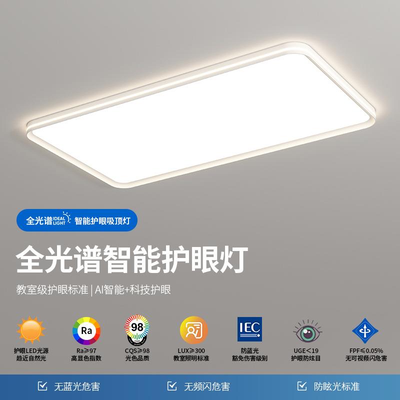 意式极简全光谱高端大气现代民宿书房高级感轻奢卧室灯主卧吸顶灯