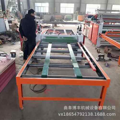 门板两组加粗滚筒覆膜机不锈钢板材贴膜机pe保护膜冷裱压合机