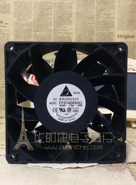 台达14CM 24V 2.30A FFB1424SHG 高品质 4线PWM温控 暴力散热风扇