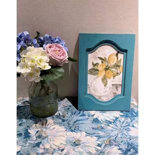 美式挂画式美法vjw5复古餐厅批发艺术小众装饰画组合画客厅中古玩