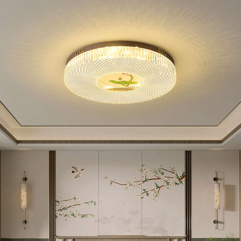 新中式主卧灯家用大气卧室灯LED吸顶灯现代简约餐厅书房茶室灯具