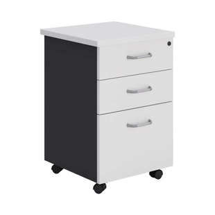 办公室桌面储物文件收纳活动柜桌下抽屉柜带锁隔断柜小矮柜可移动