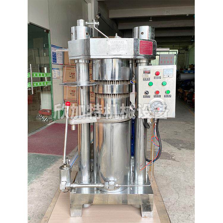 自动榨机器商用油坊全大型芝麻香油XCE机设备厂家立式油液油压榨