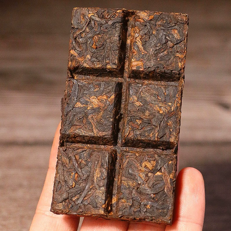 2012年冰島古樹禦貢金磚熟茶磚高端熟茶品質熟磚-50克 普洱茶 BUASHOP普洱老茶