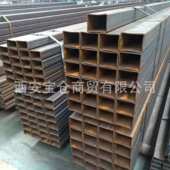 宝仓钢材销售直角方管Q235B厚壁无缝方管大口径20 无缝方矩管过磅