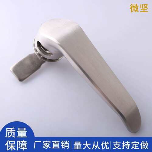 MS314-1S-4G 316不锈钢L型执手锁威图柜PS机箱把手锁电柜箱手柄锁