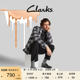 clarks其乐男士皮鞋春夏季英伦复古时尚一脚蹬皮鞋正装商务