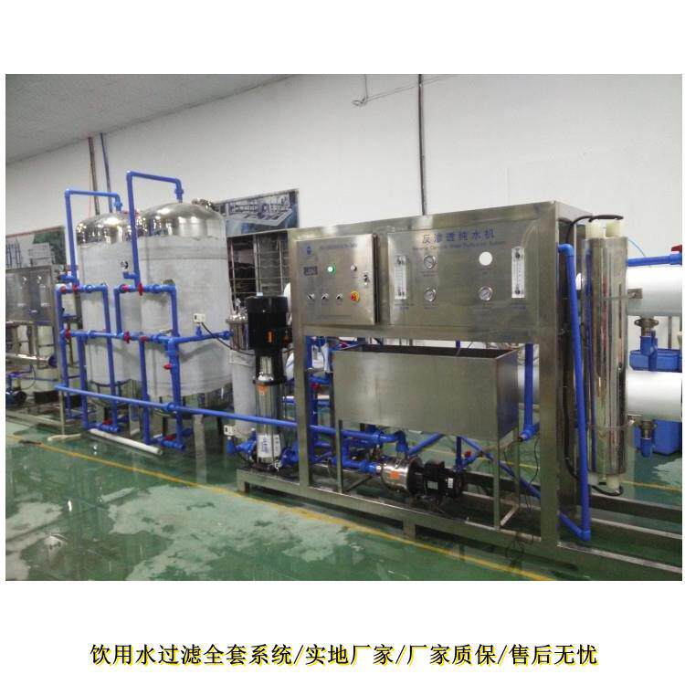纯净水设备RO反渗水处理设备单级双级反渗透直饮水设备厂家直供