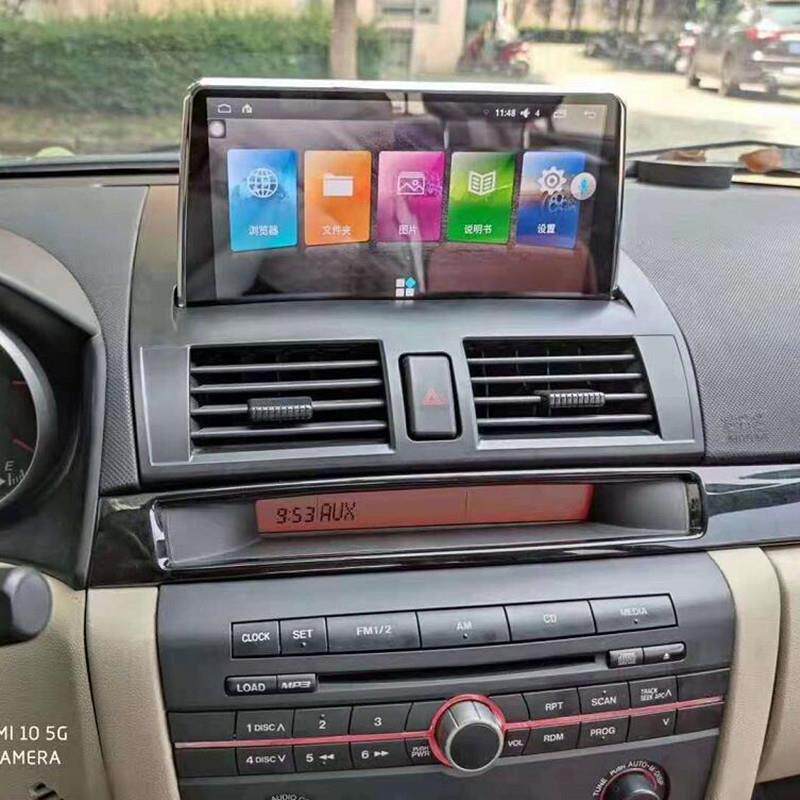 适用于Mazda3马自达3安卓多媒体导航一体机带B钮保留原车主机