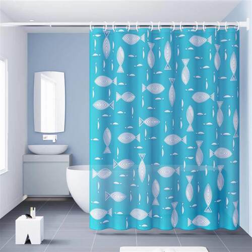 Waterproof bathroom shower curtain shading curtain all warm