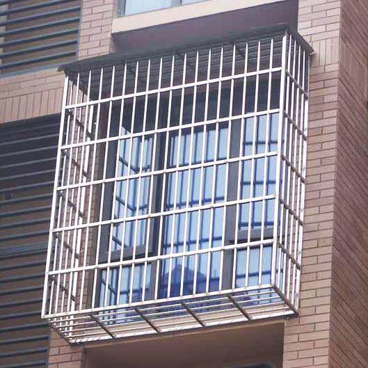 广州上门定制304不锈钢防盗网316防护栏飘窗防盗窗铝合金封阳台