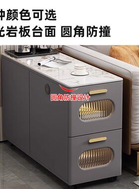轻奢沙发边柜KY-QSBG0侧边柜家用客岩小茶板几简厅约现角几代可移