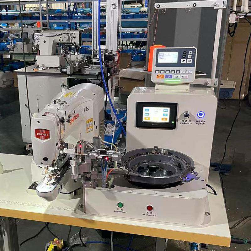 1903全自动钉扣机服装钮扣全自动有底线钉扣机