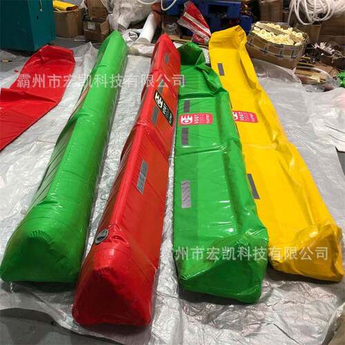 PVC挡水三角袋 三角应急挡水板 应急防洪沙袋夹网布物业应急袋