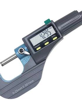 电子尺微米千分尺壁厚千分m数显千分尺00-25m0.HJI01MM