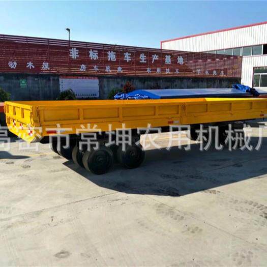 厂家供应40吨箱板拖车重型设备牵引拖车