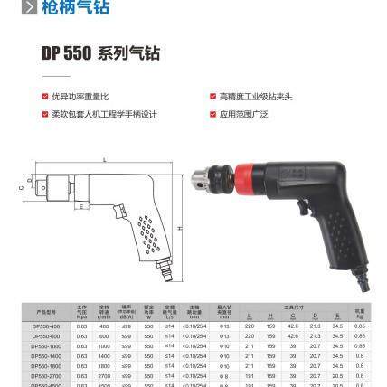 中航前哨制造的宇航牌气钻DP550-5800
