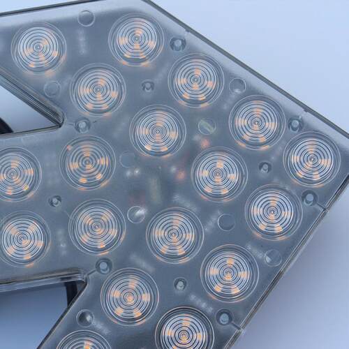 出口灯12v24v箭头洒水车led灯指示灯导向诱导led清扫车车载