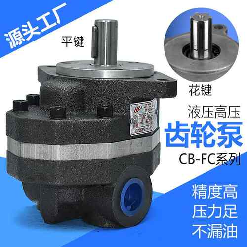 液压油泵高压齿轮泵大流量CB-FC10 16 25 32 40 50-FL堆高机装载