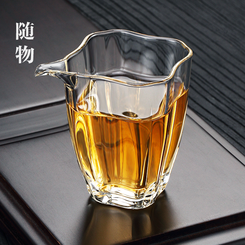 新款日式玻璃公道杯加厚公杯功夫茶具高档茶海大号耐热匀杯分茶器