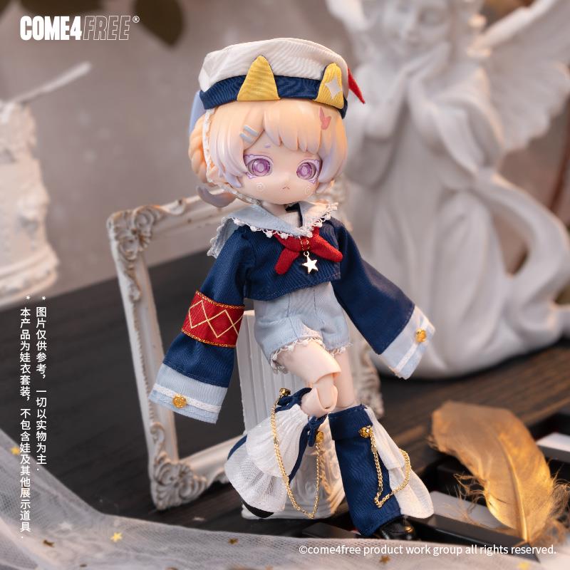 COME4FREE12分BJD娃衣童话系列星河喵喵娃衣裙子OB11玩偶衣服套装