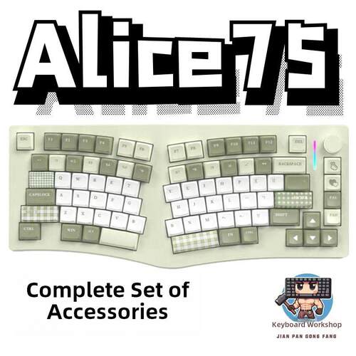 feker alice75声音包PORON夹心棉底棉IXPE轴下垫定位板hifi