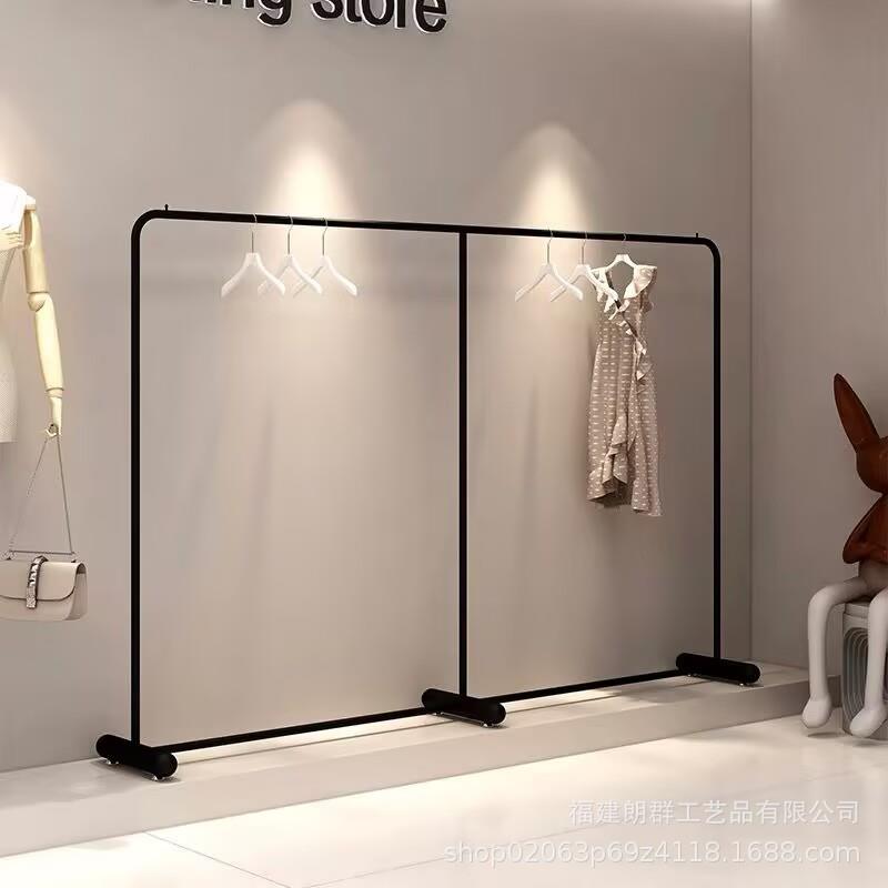 服架装店衣展示落地式男女装铁艺单佐致（收杠中架岛货架简约挂店
