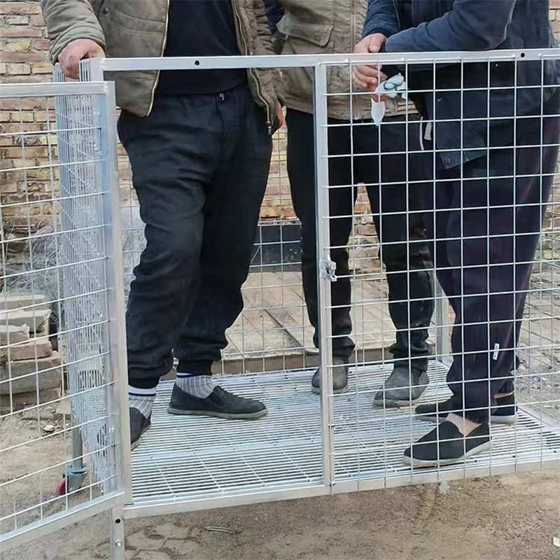镀锌 围挡栅栏养殖狗围网折叠大型犬方制笼子宠物定护栏笼管防中