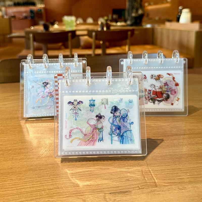 【3寸古风贴纸包】普通小狗贝壳光和纸贴纸雾面pet贴纸赠卡册1本