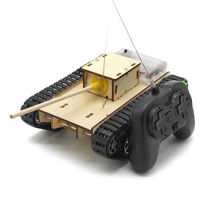 Handmade Simulated Tank Model No.3 Double Motor Remote