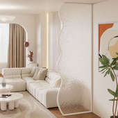 厂家直销现代客厅玻璃折叠屏风酒店公寓卧室餐厅多功能分隔屏风