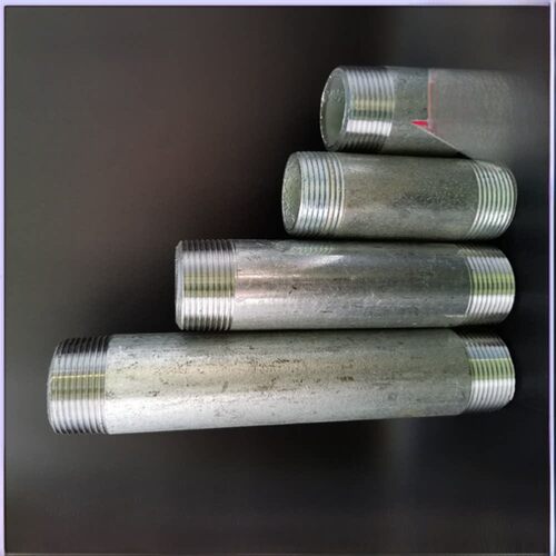 镀锌加长圆管外丝对丝延长管直接单头外丝1.2寸1.5寸2寸32 40 50