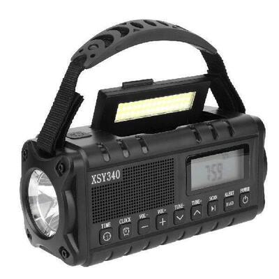 10000mAh Emergency Hand Crank Radio Digital Display