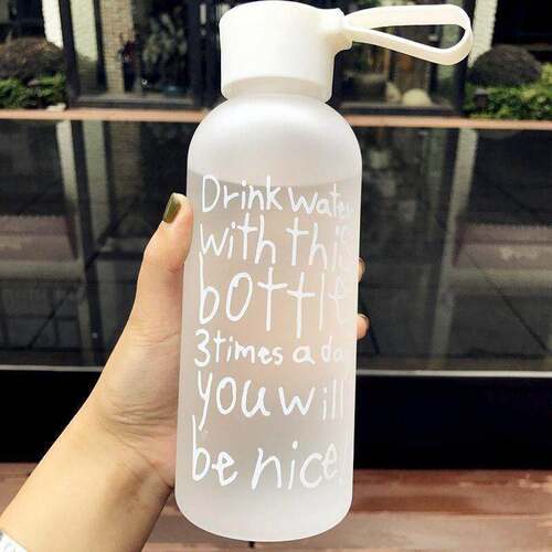 fitness space cup plastic water bottle male sport bottle水杯