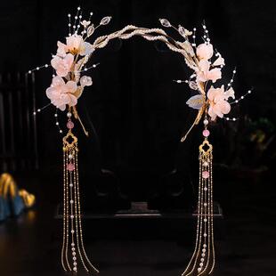 Accessories Hair Hanfu Hairband Fake Earrings Tassel Chinese