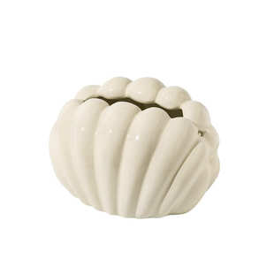 北欧风格 饰抽纸盒 创意珍珠贝壳陶瓷纸巾盒家用客厅摆件卧室装