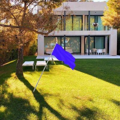 Stainless Steel 1.9m 5 Sections Rotating Rustproof Outdoor